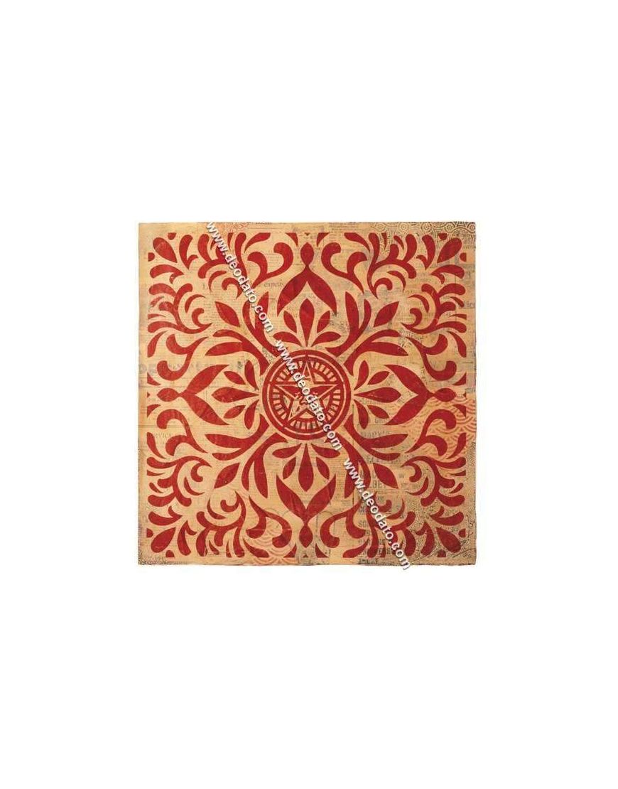 Star Pattern Inverse Red