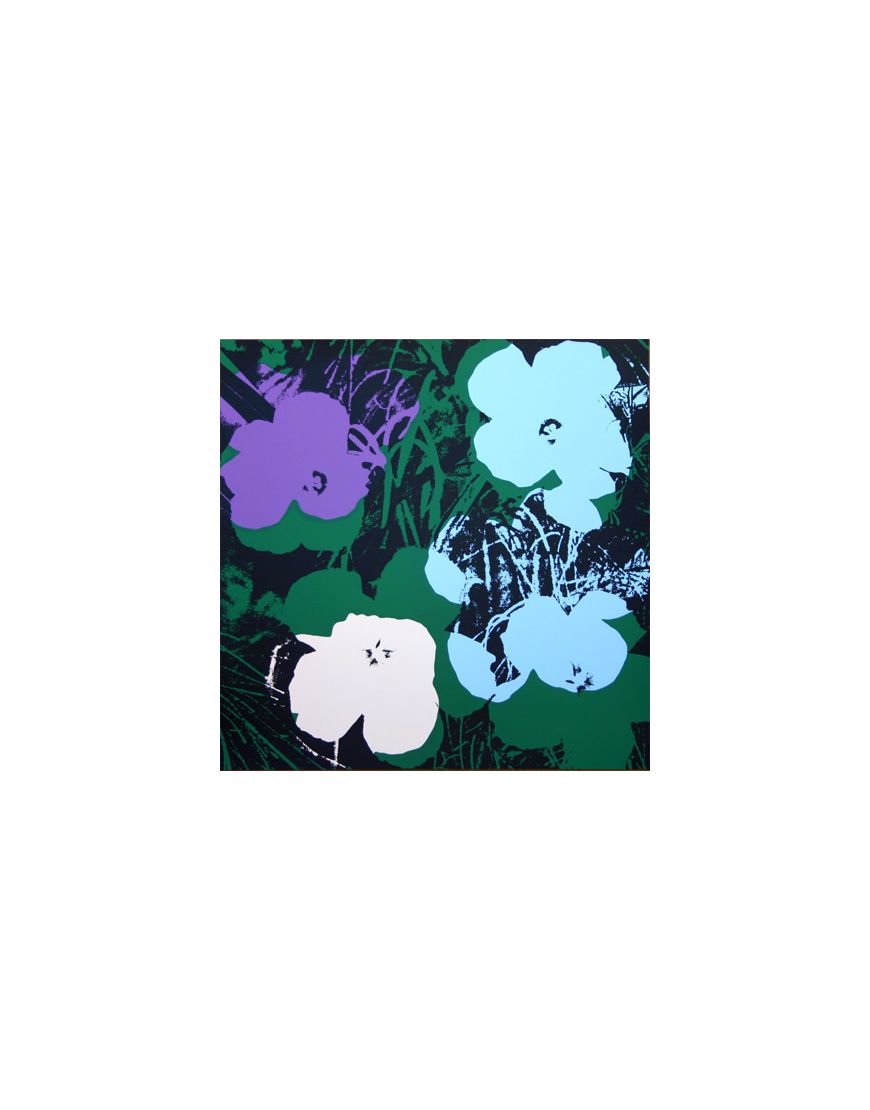 Fleurs - Pourpre/Vert 11.64