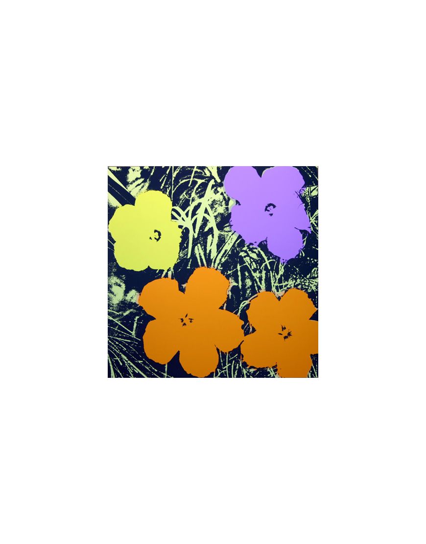Fleurs - Orange/Jaune/Pourpre 11.67
