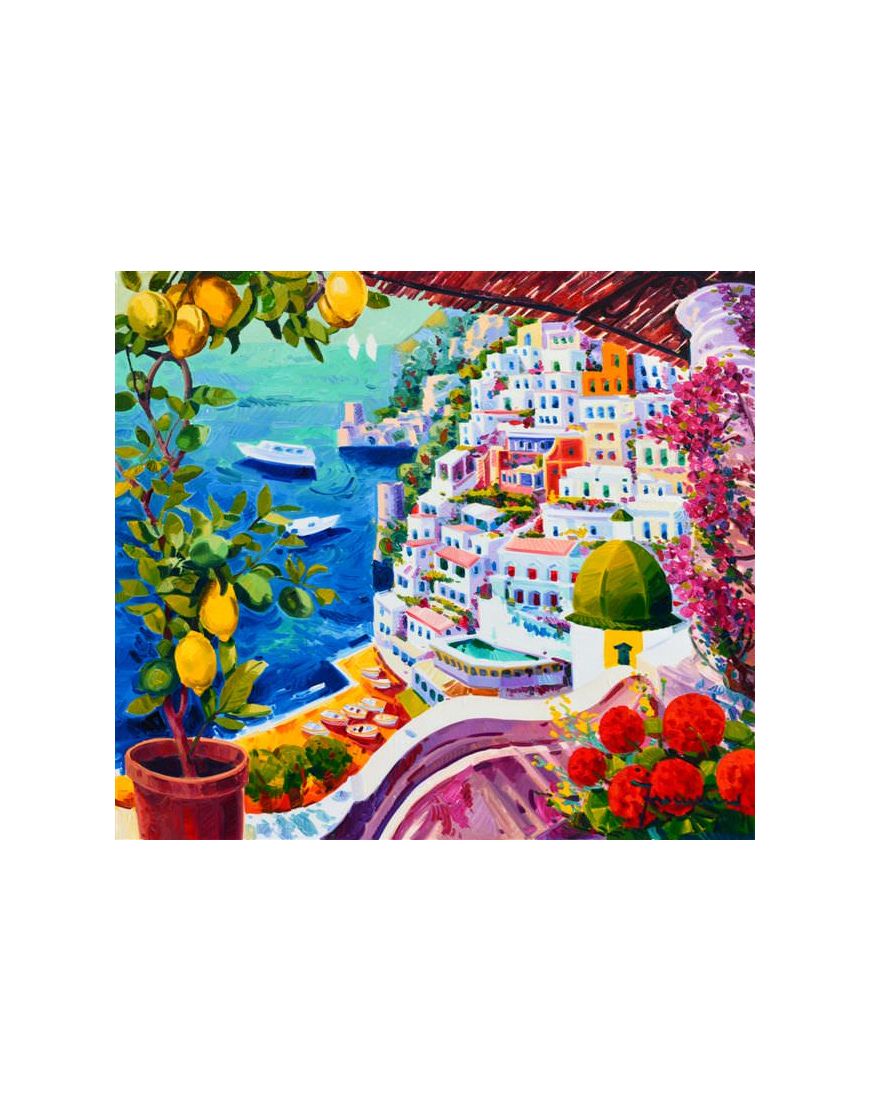 Des splendides citrons encadrent Positano