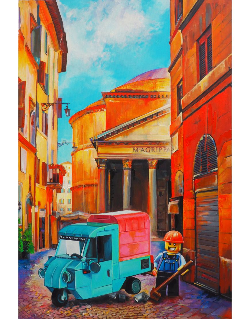 A glimpse of the Pantheon