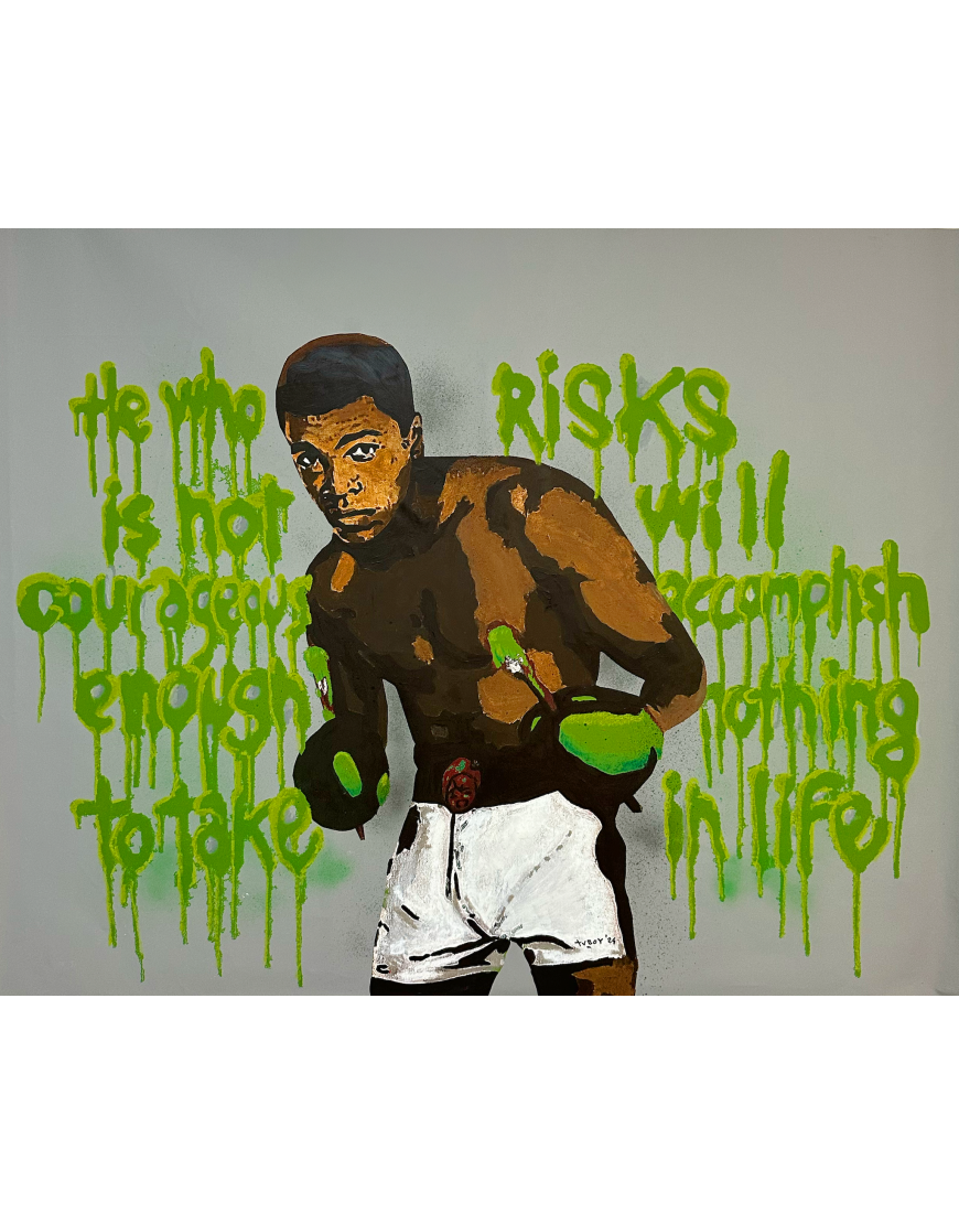 Take Risks Muhammad Ali - Green