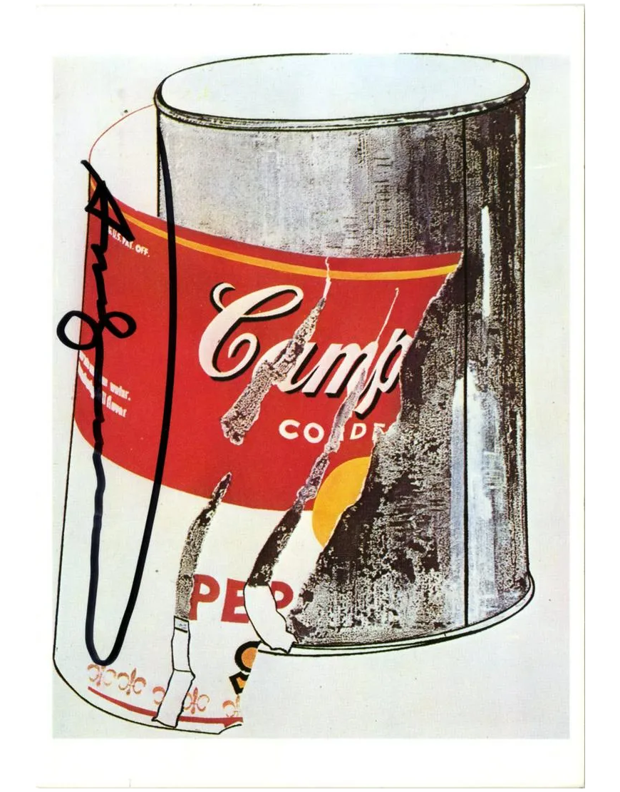 Big Torn Campbell's Soup Can