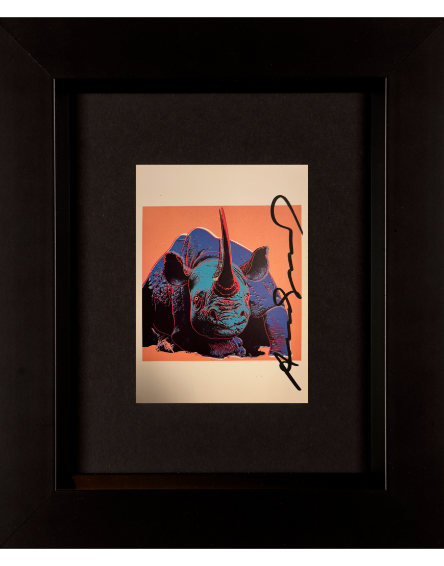 Black Rhinoceros - Invitation Card