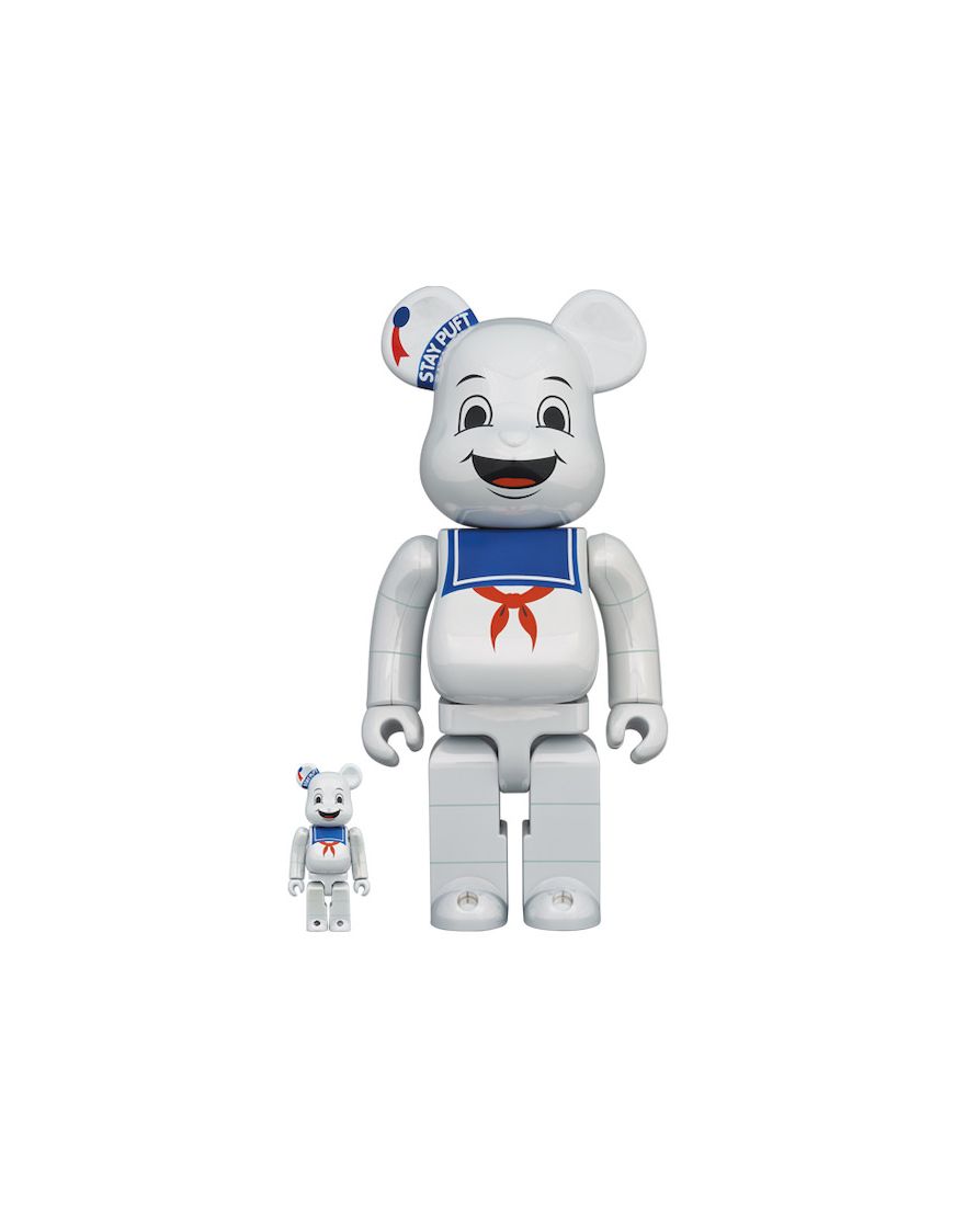 Stay Puft Marshmallow Man White Chrome, 400% + 100%