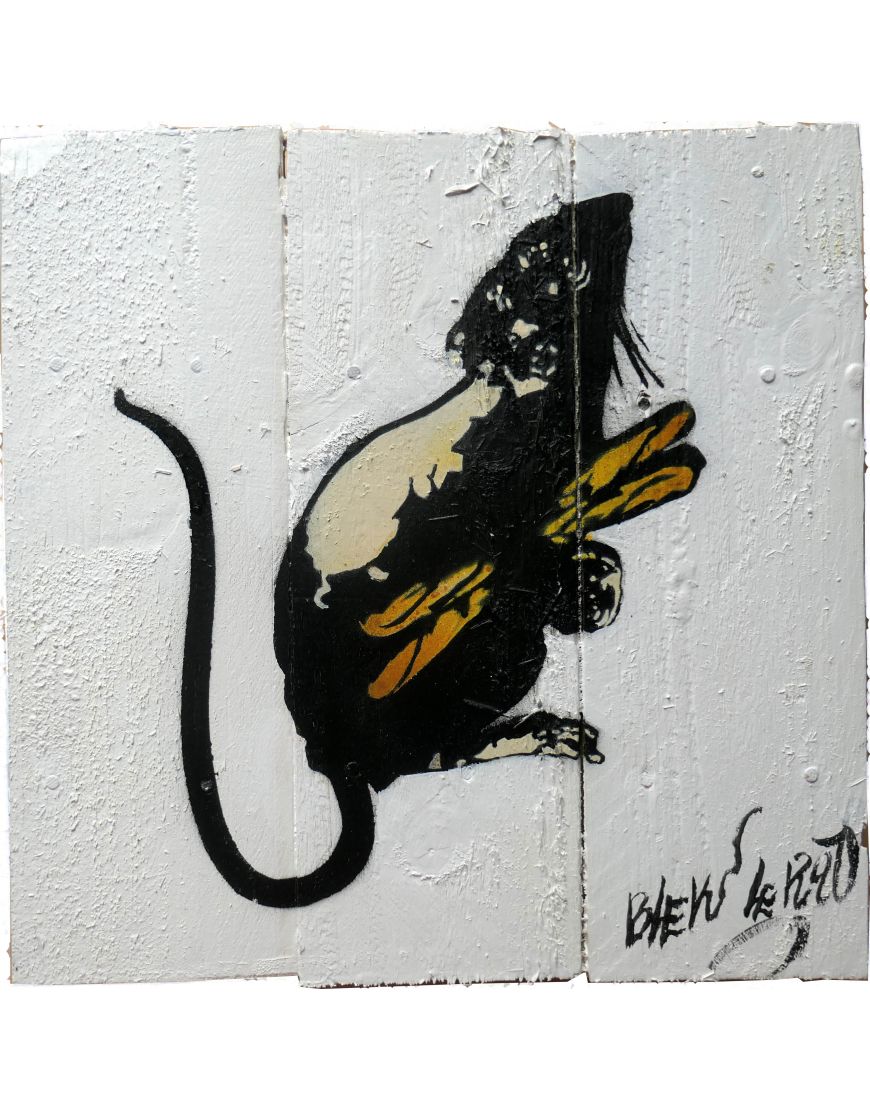 Rat n°5 (rat avec baguettes) - small