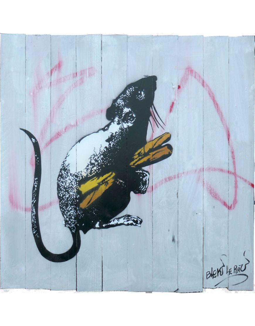 Rat n°5 (rat avec baguettes) - large