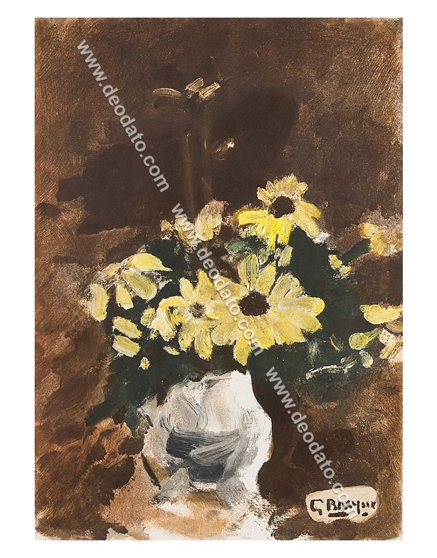 Vase des fleures jaunes
