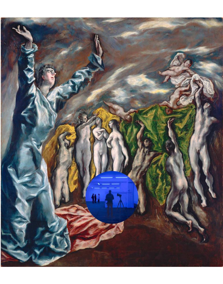 Gazing Ball - El Greco Vision of Saint John