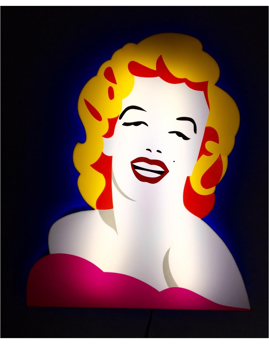Marilyn Monroe (Sculpture Lumineuse)