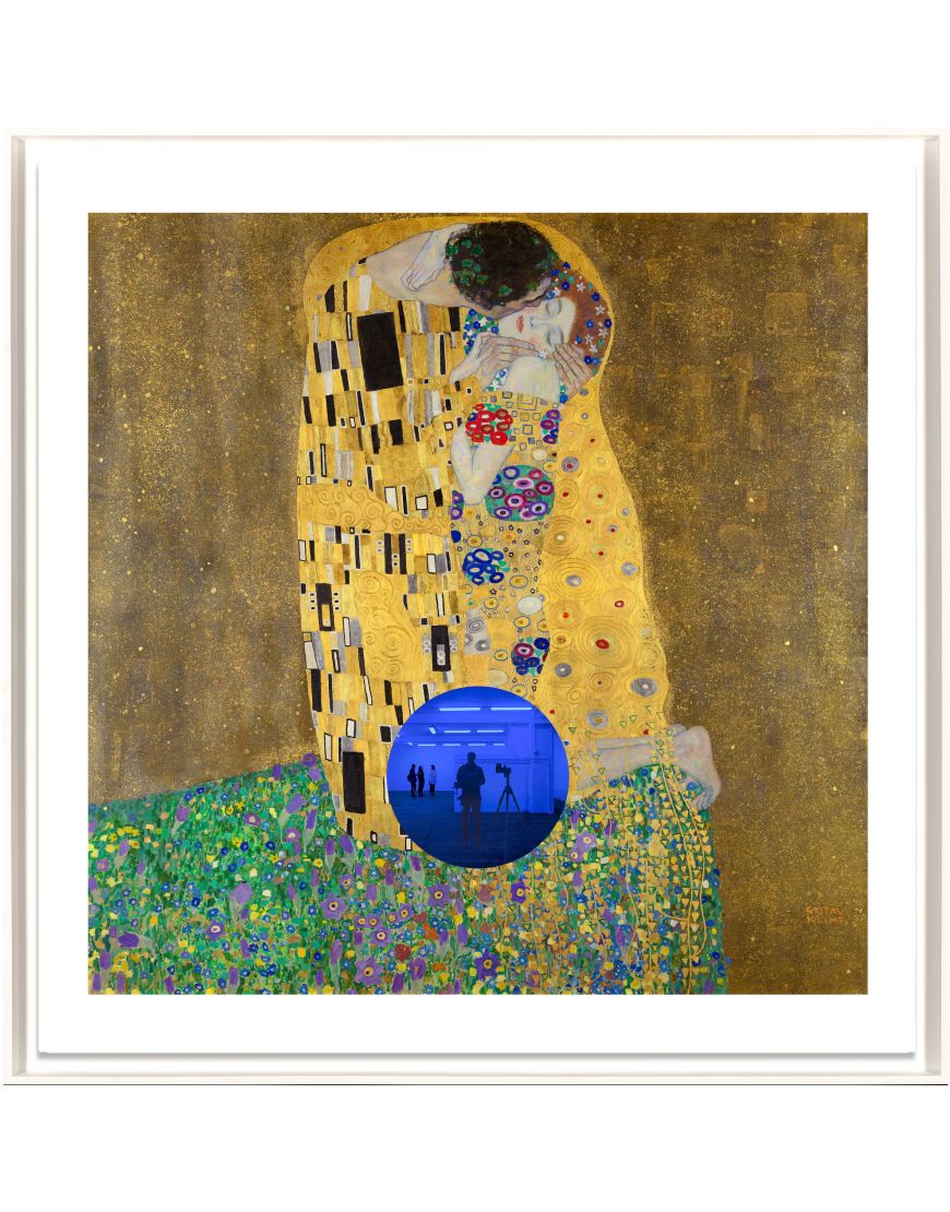 Gazing Ball - Klimt - Baiser