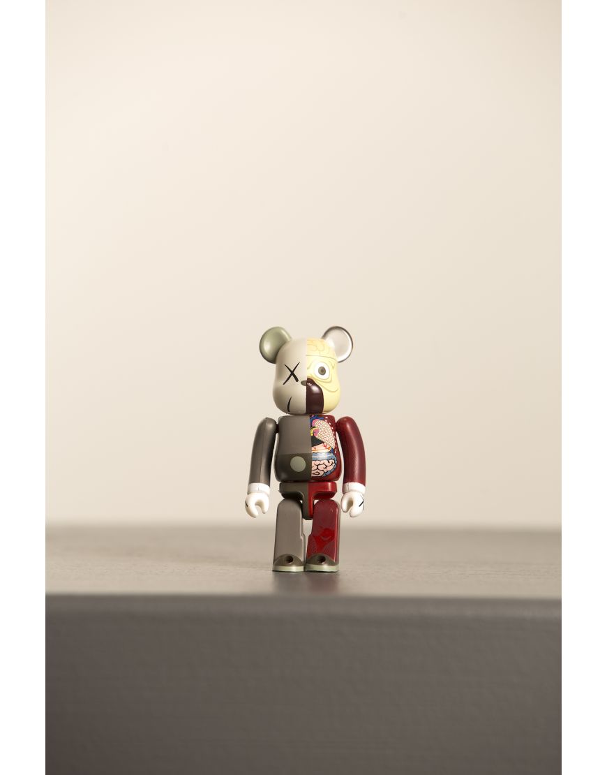100% Dissected Be@rbrick Companion Red