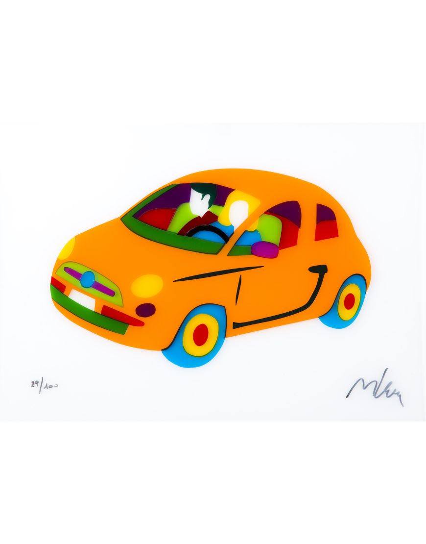 Fiat 500 Fluo (Orange)