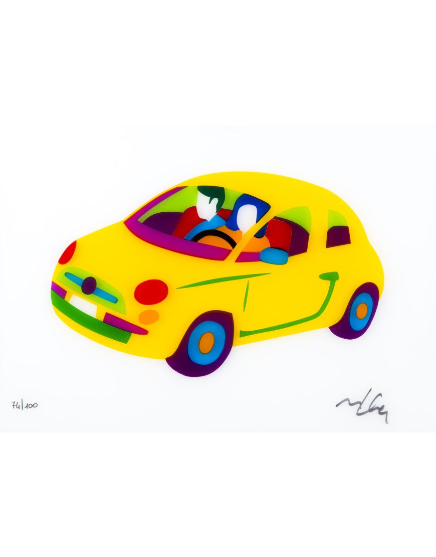 Fiat 500 Fluo (Jaune)