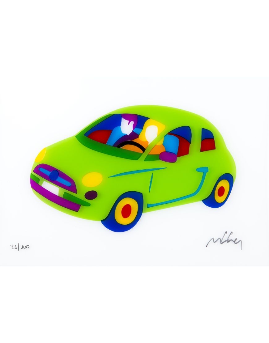 Fiat 500 Fluo (Vert)