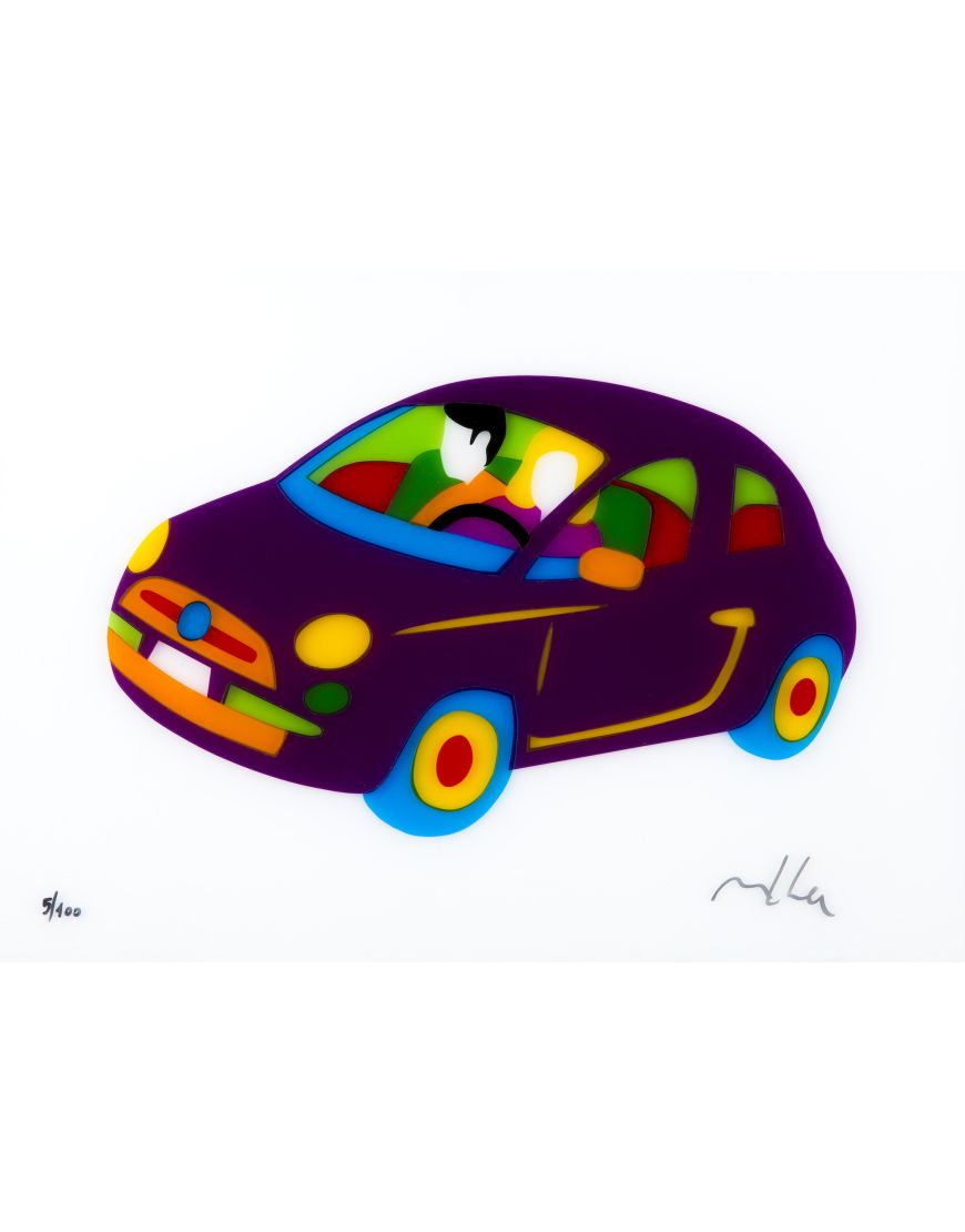 Fiat 500 Vintage (Violet)