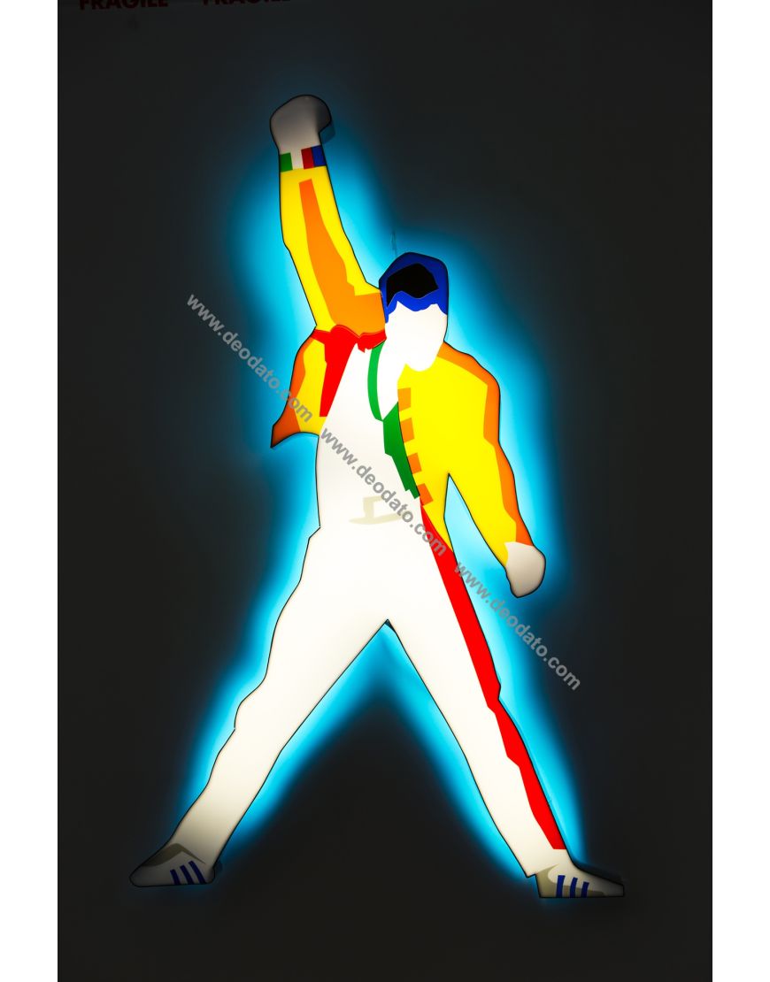 Freddie Mercury (Sculpture Lumineuse)