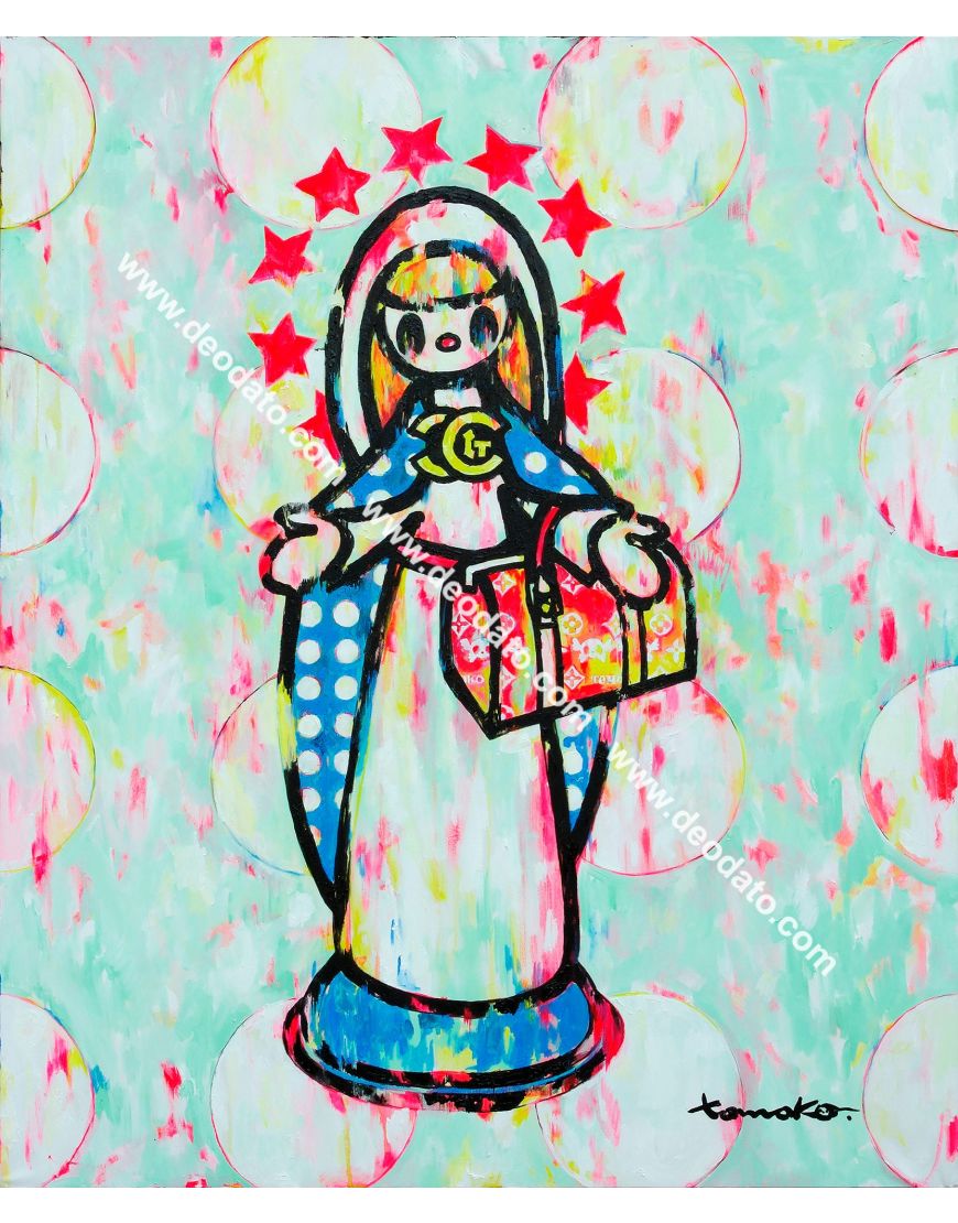Madonna luminousred étoiles