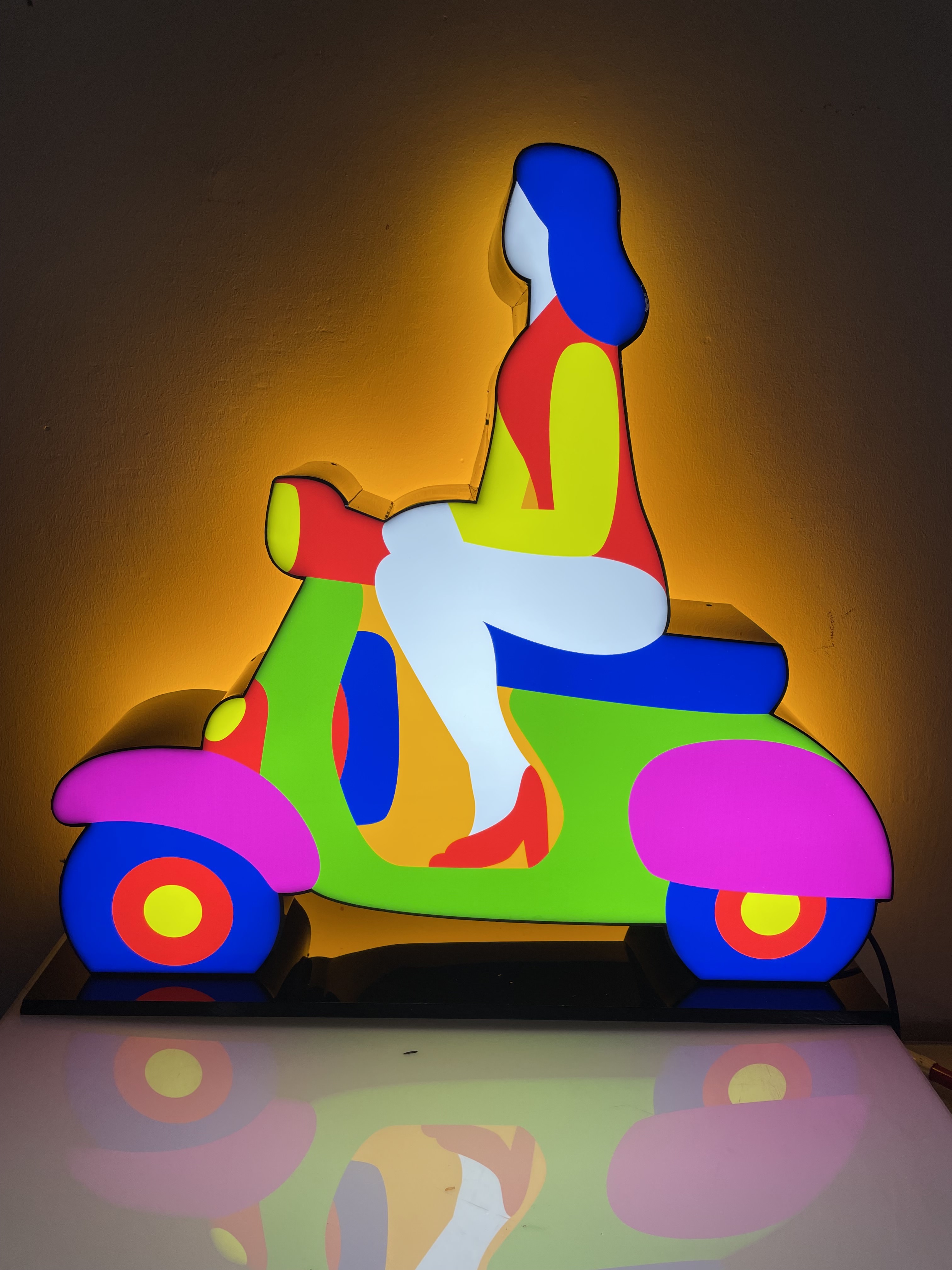 Pin Up in Vespa