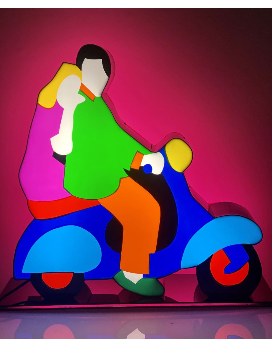 Vespa Colorata (Sculpture lumineuse)