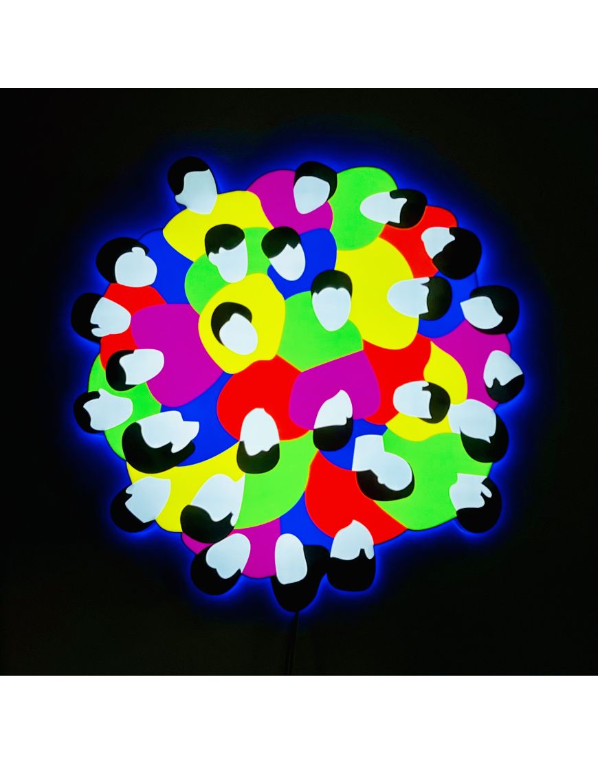 Il Volto degli altri (Sculpture Lumineuse)
