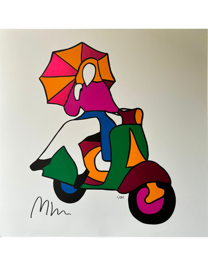 Pin Up in Vespa
