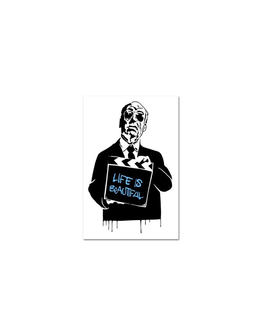 Alfred Hitchcock (Life Is Beautiful) (Blue)