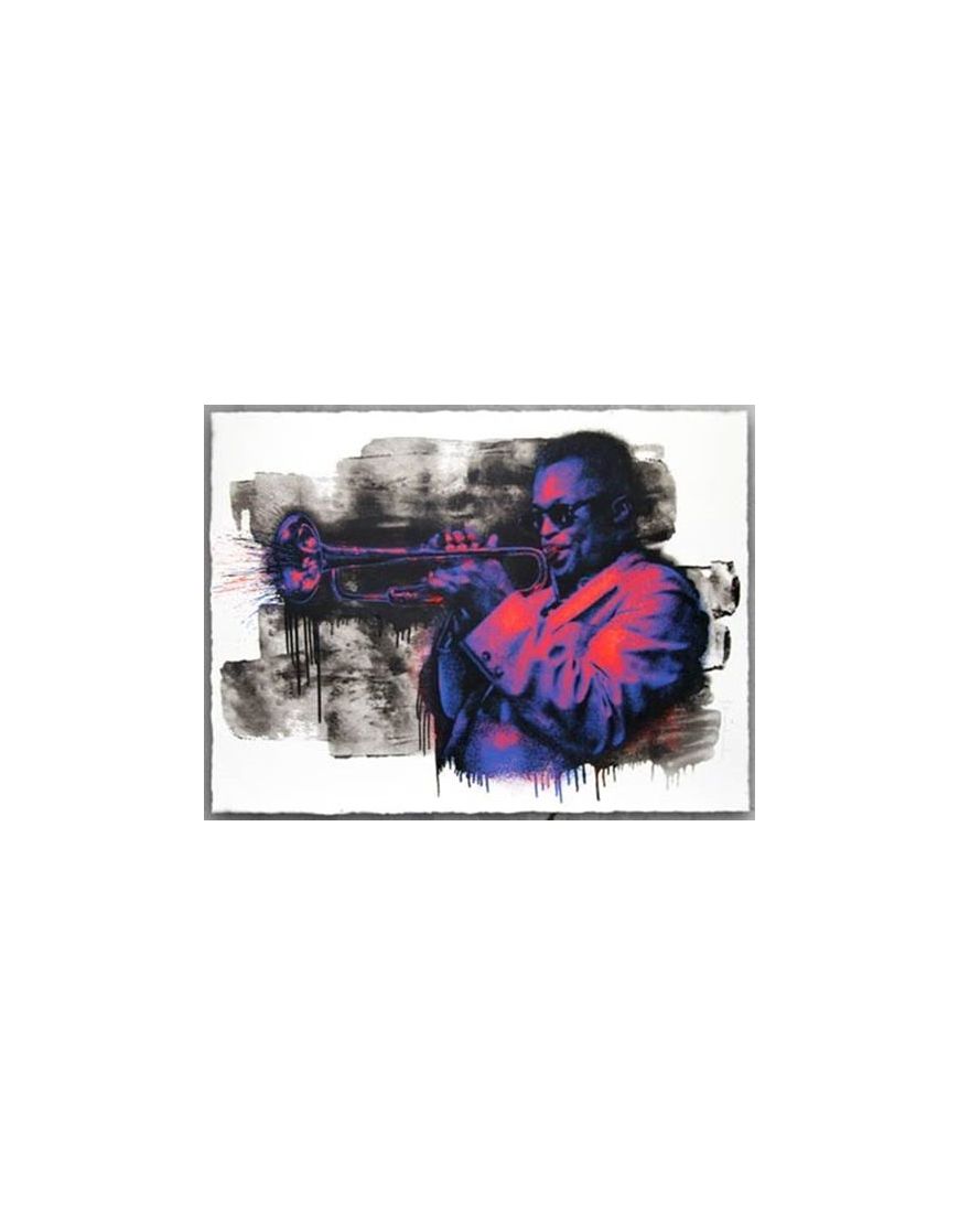 Miles Davis (Purple / Orange)