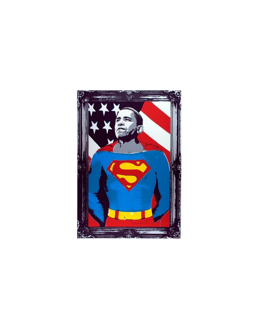 Obama Superman (Silver)