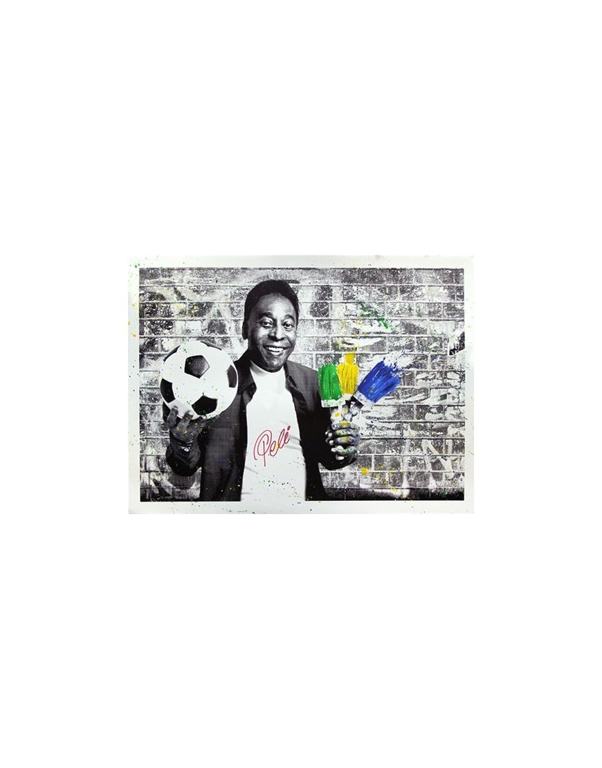 Le rois Pelé - Portrait Pinceaux