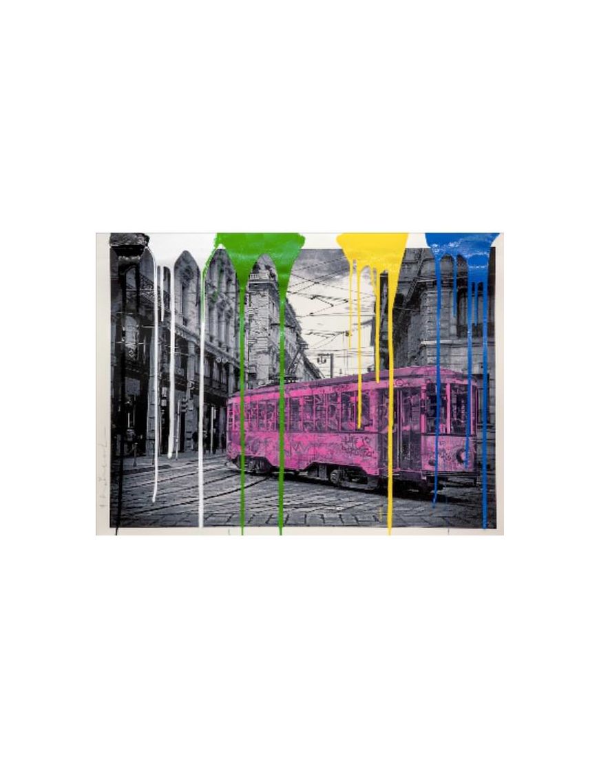 Tram Milan - Pink