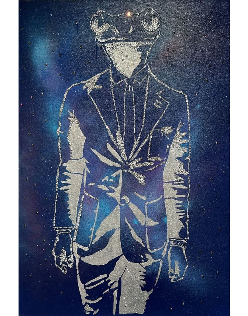Kiss me in the star with diamonds