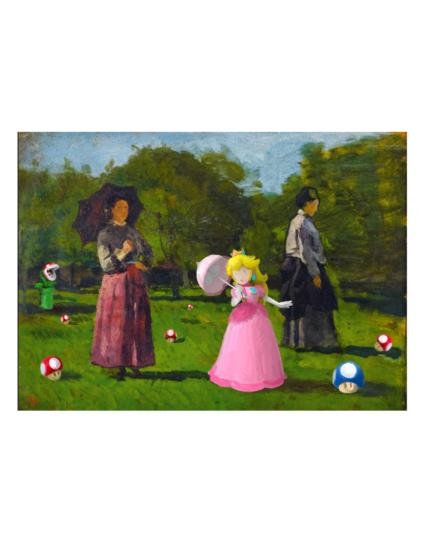 Woman in the Mushroom Kingdom