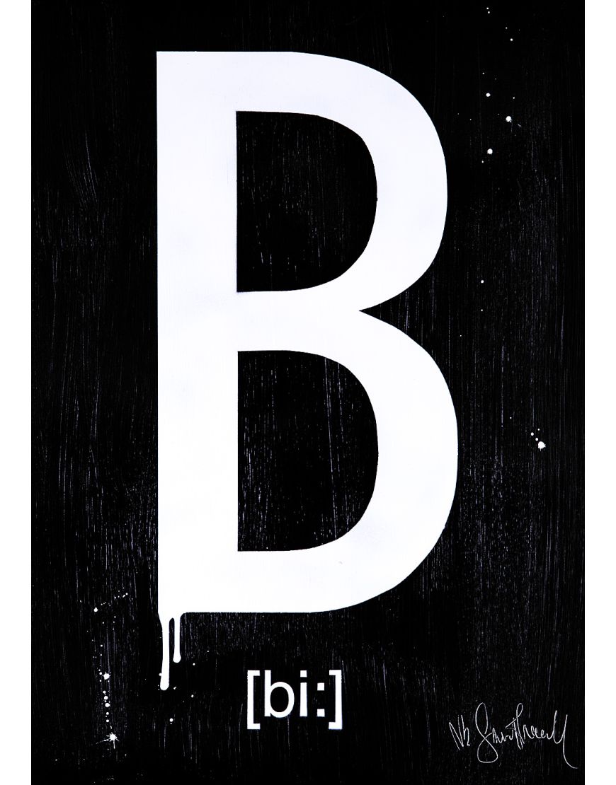 B