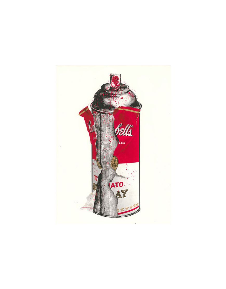 Torn Spray Can