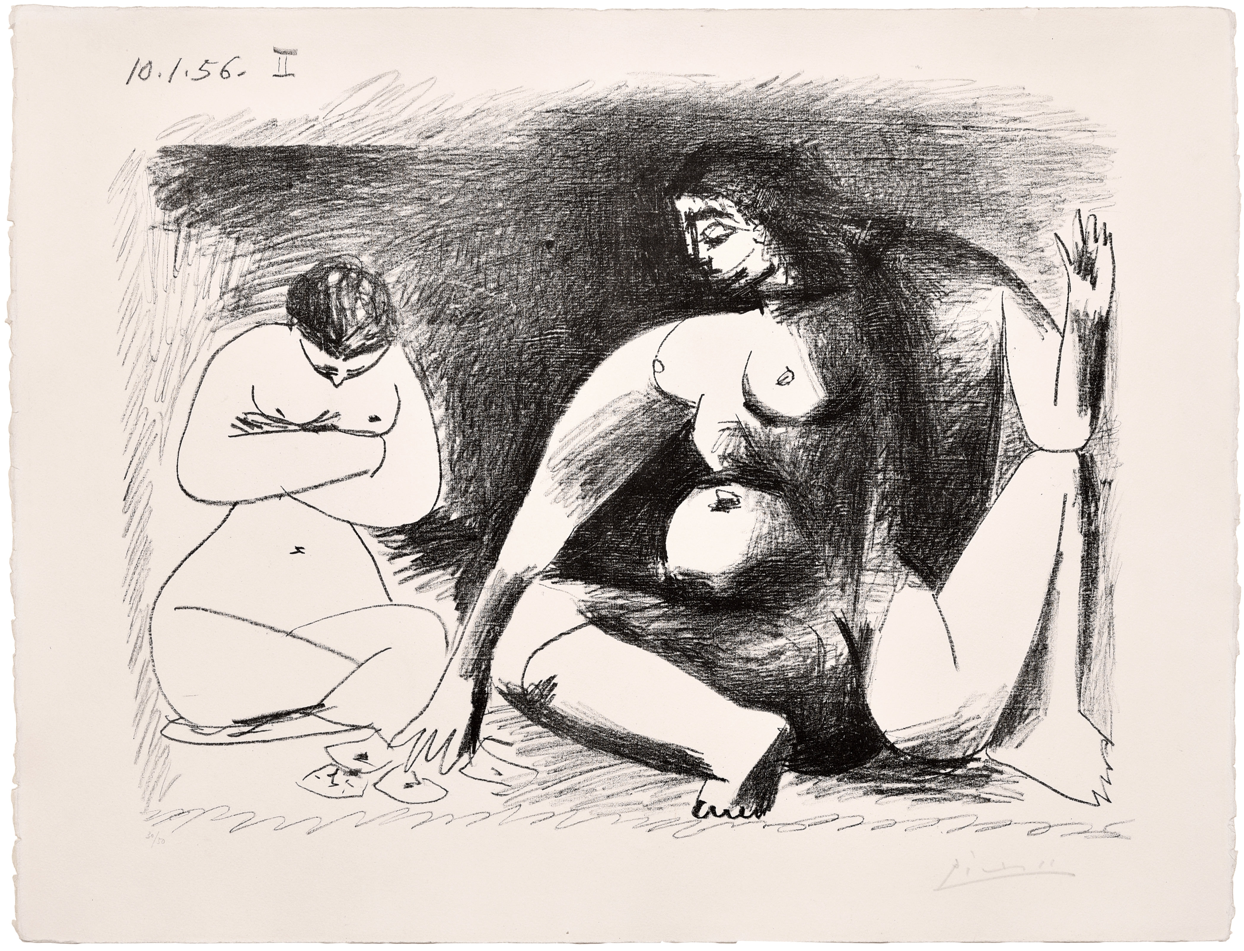 Deux Femmes Accroupies