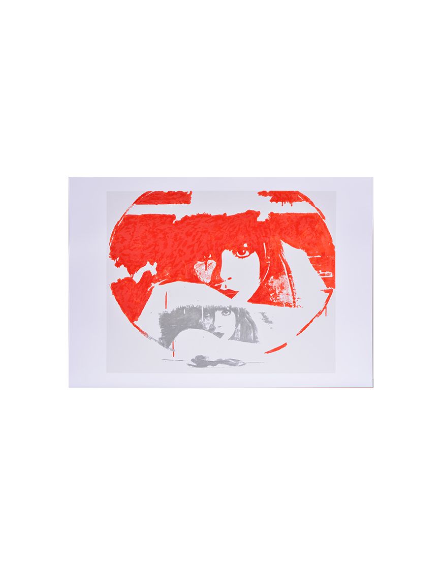 Visage rouge