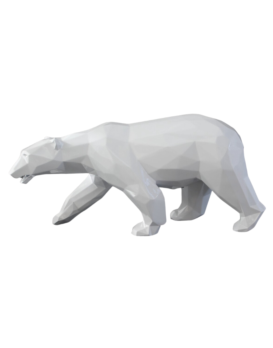 Walking Bear - White