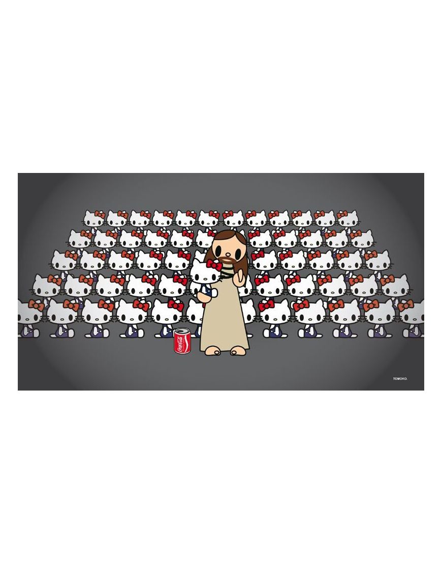 Jesus with Kitty (small)