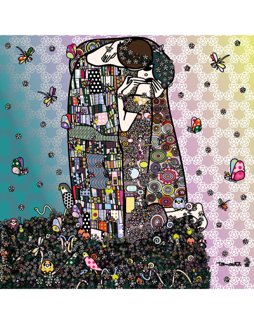 Kiss after Klimt