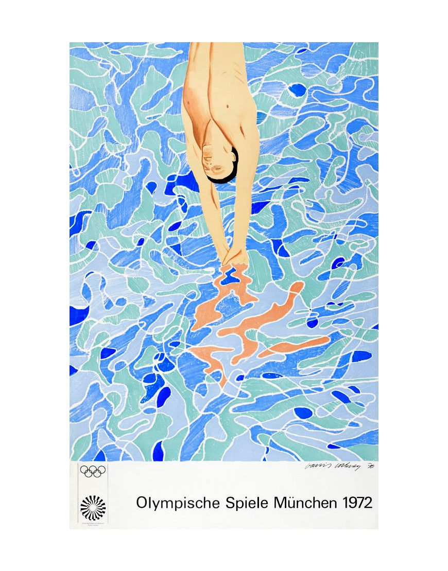 Olympische Spiele Munchen 1972-David Hockney