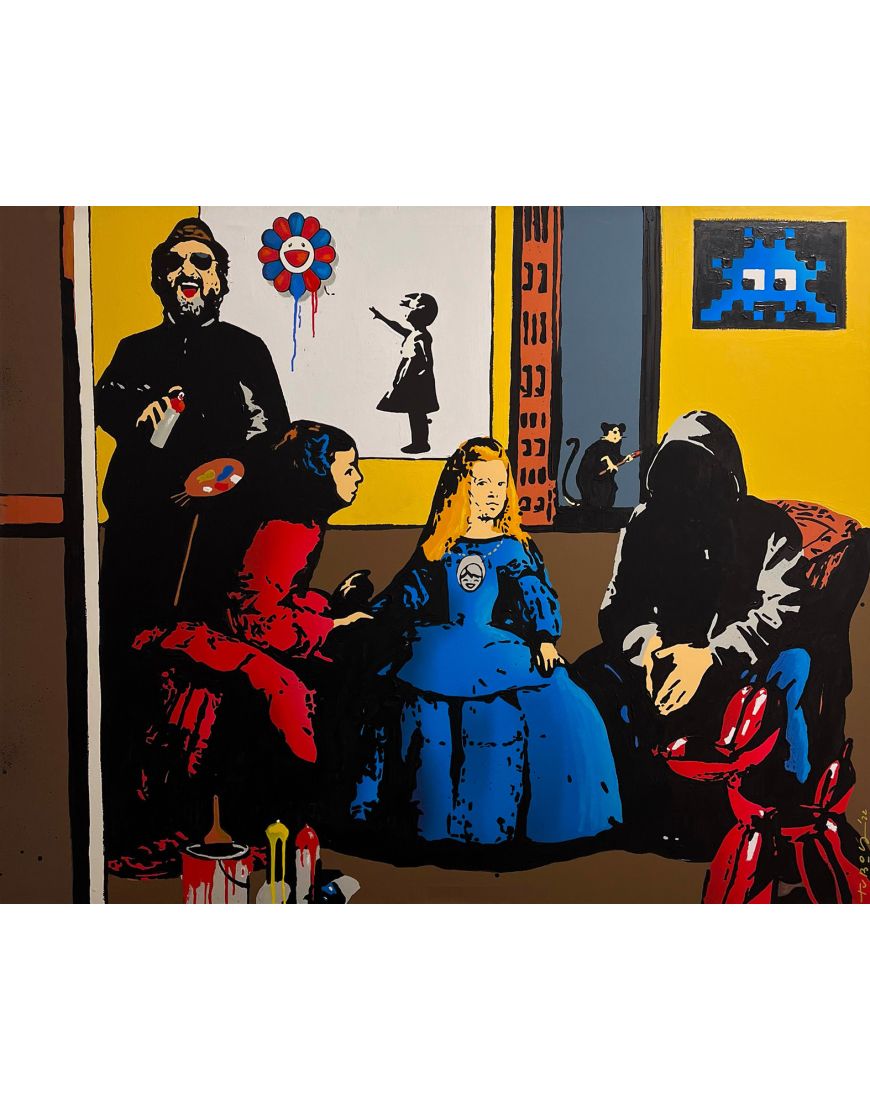 The street art Meninas