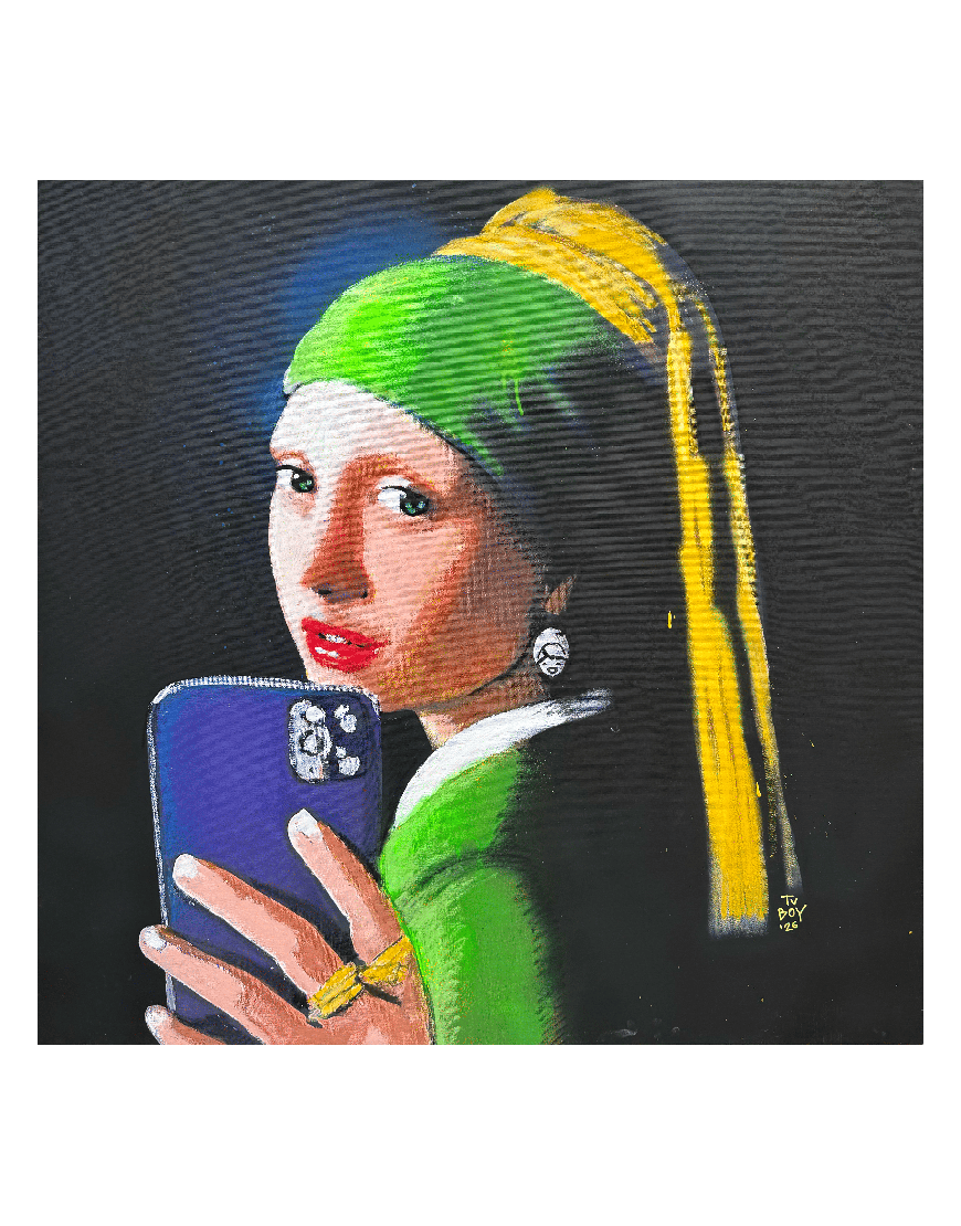 La ragazza con l'orecchino - green