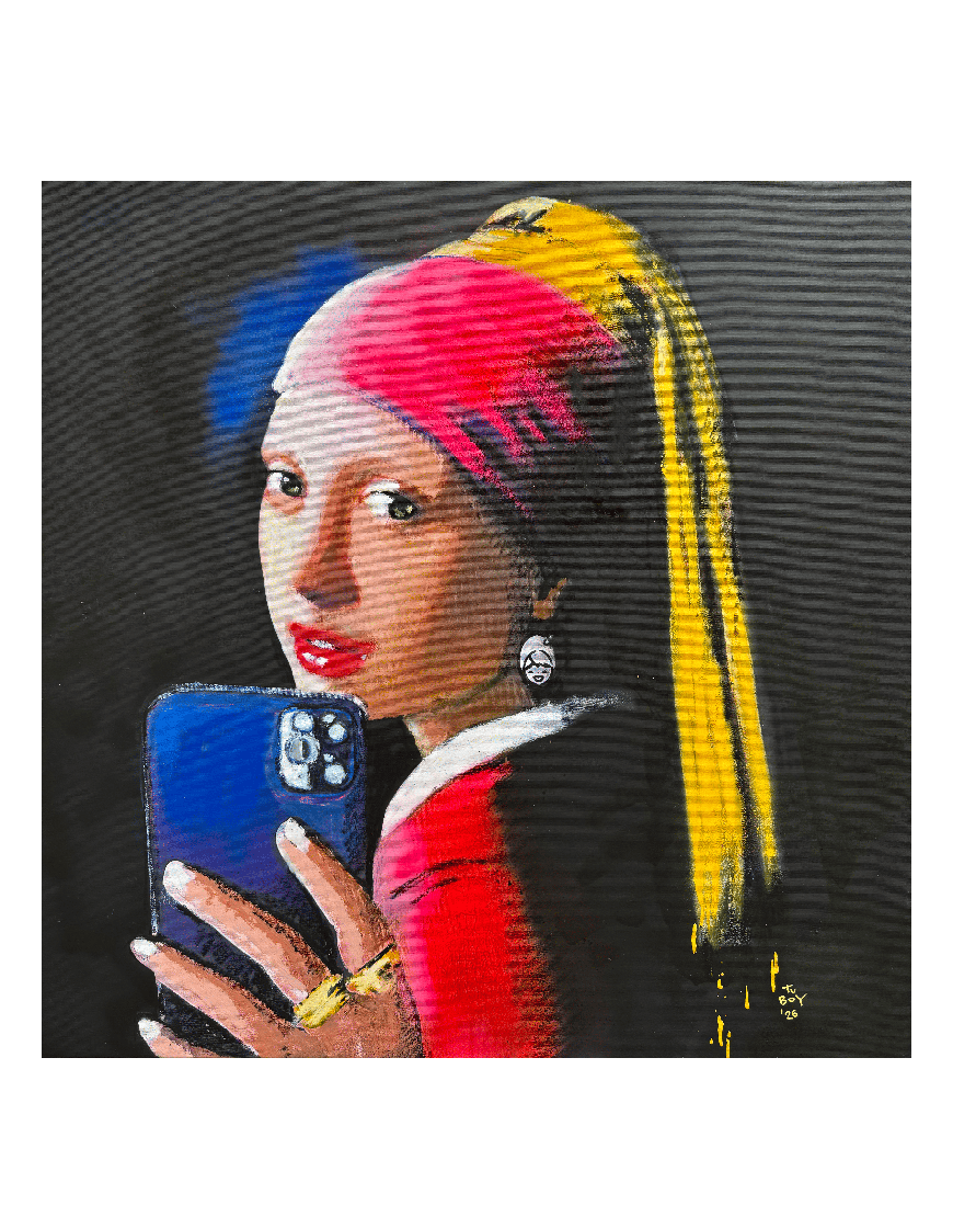 La ragazza con l'orecchino - red