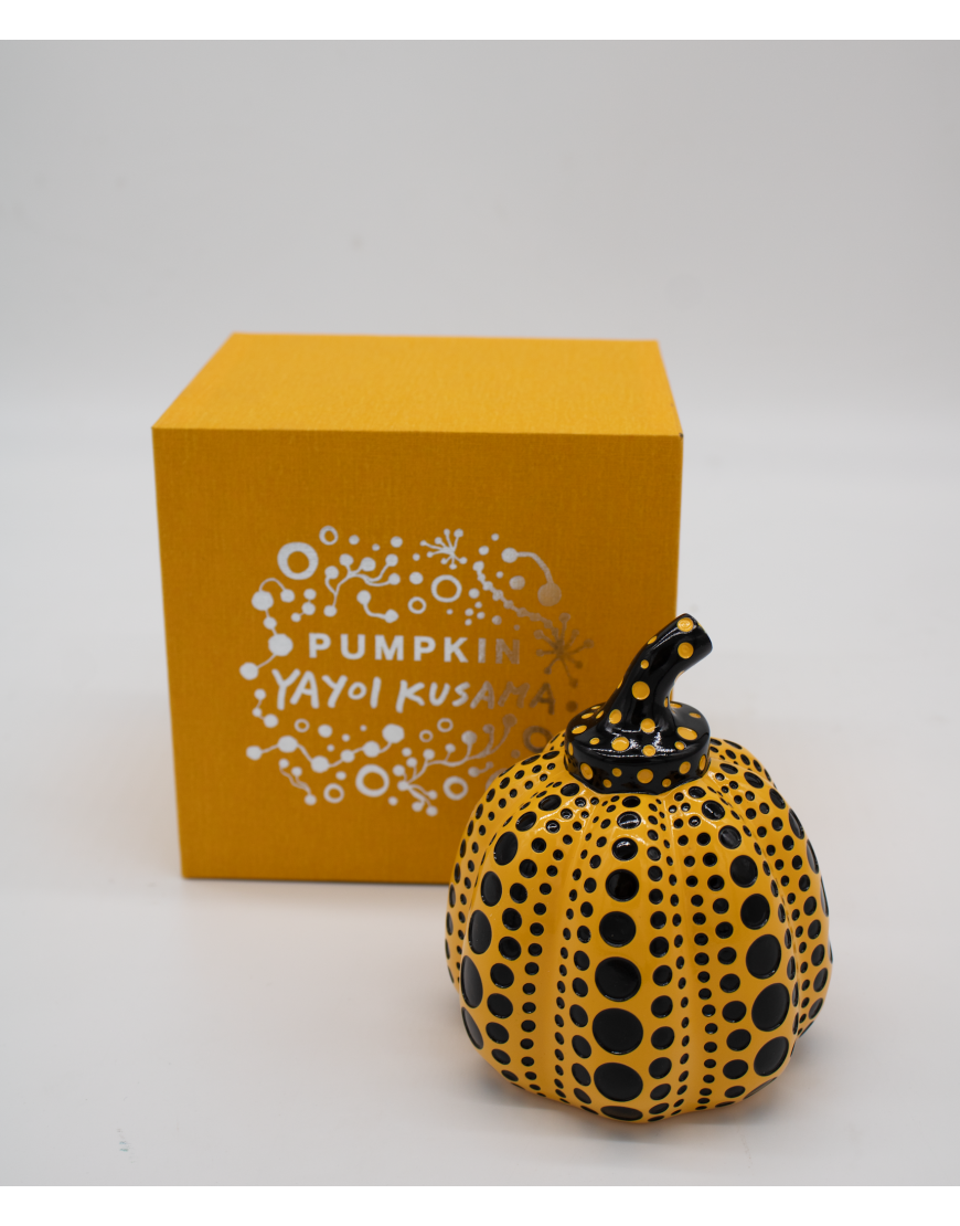 Original Pumpkin Sculpture (Yellow & Black)