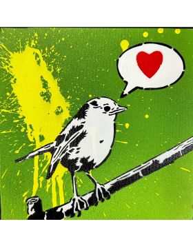 Free as a bird - Green & Yellow