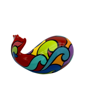 Rolling Red - Whale Pop, Size M