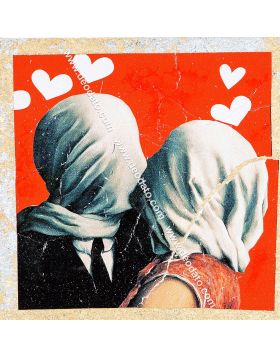 Les Amants hommage à Magritte