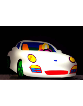 Porsche Bianca (SCULPTURE LUMINEUSE)