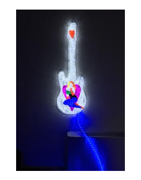Chitarra (Sculpture lumineuse)
